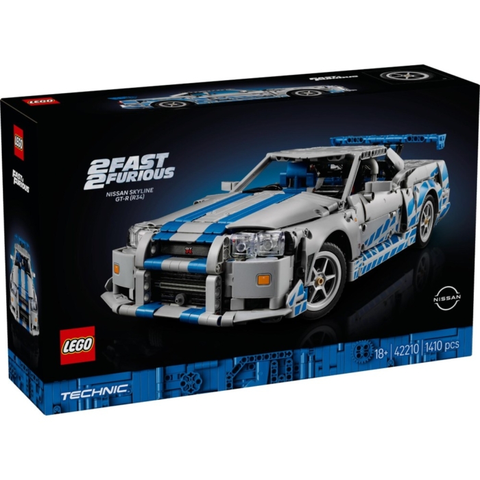 LEGO 42210 Technic 2 Fast 2 Furious Nissan Skyline GTR (R34) Auto