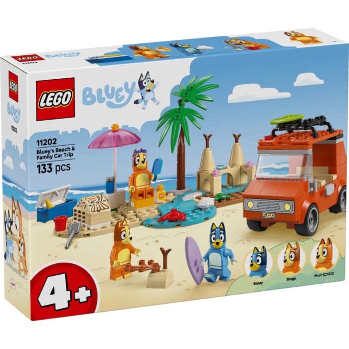 LEGO 11202 Bluey Autorit Naar Het Strand