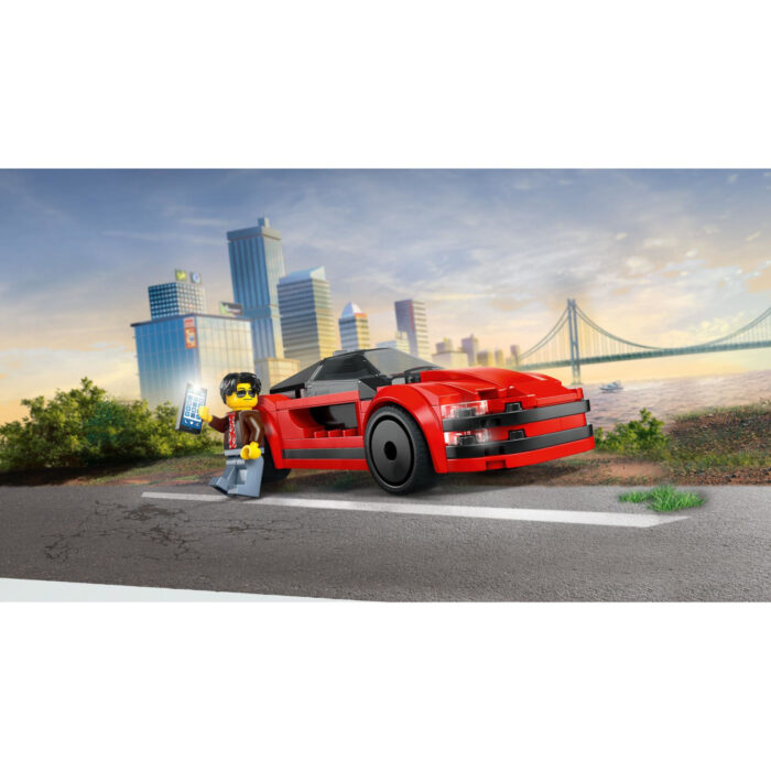 LEGO 60448 City Great Vehicles Rode sportwagen - Afbeelding 3