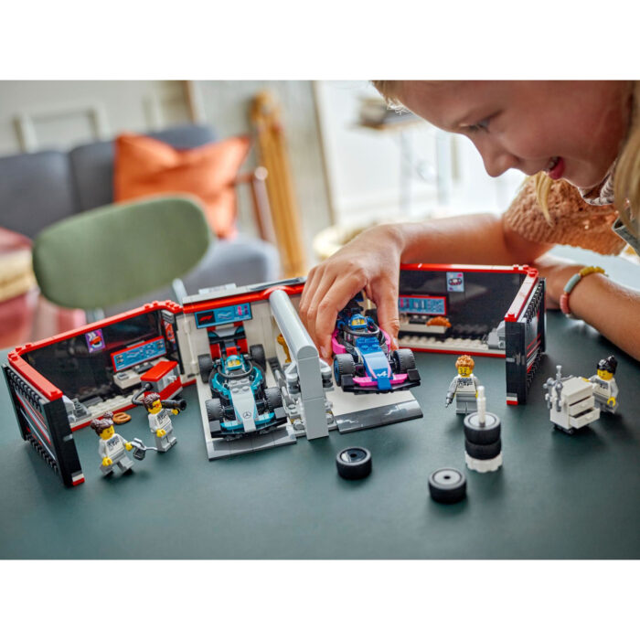 LEGO 60444 City F1® garage met Mercedes-AMG en Alpine auto's - Afbeelding 5