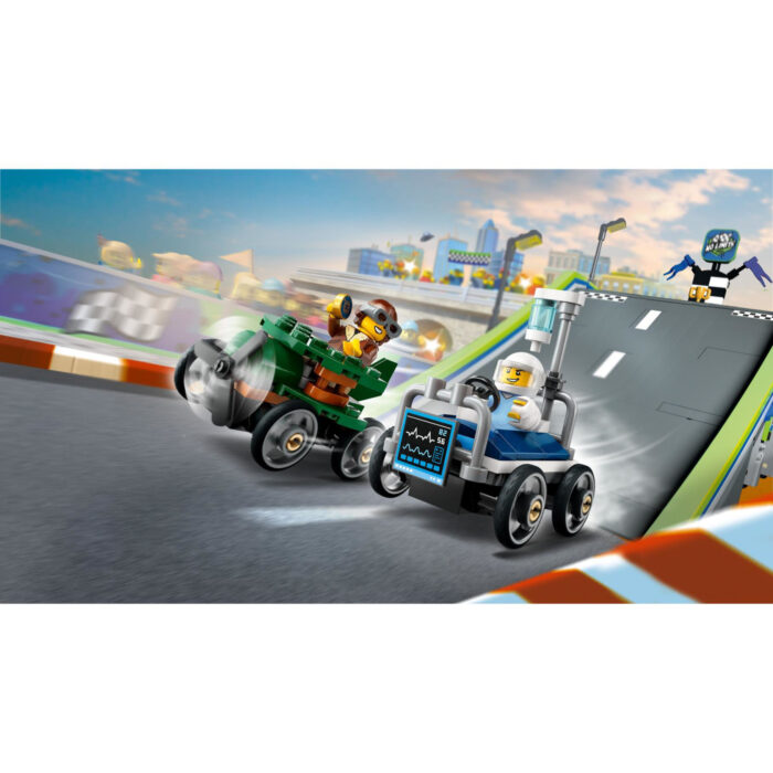 LEGO 60459 City Great Vehicles Raceautopakket:  vliegtuig vs. ziekenhuisbed - Afbeelding 4