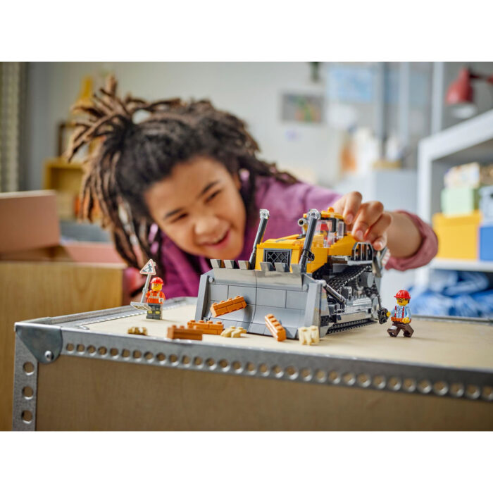 LEGO 60466 City Big Vehicles Gele Bulldozer - Afbeelding 3