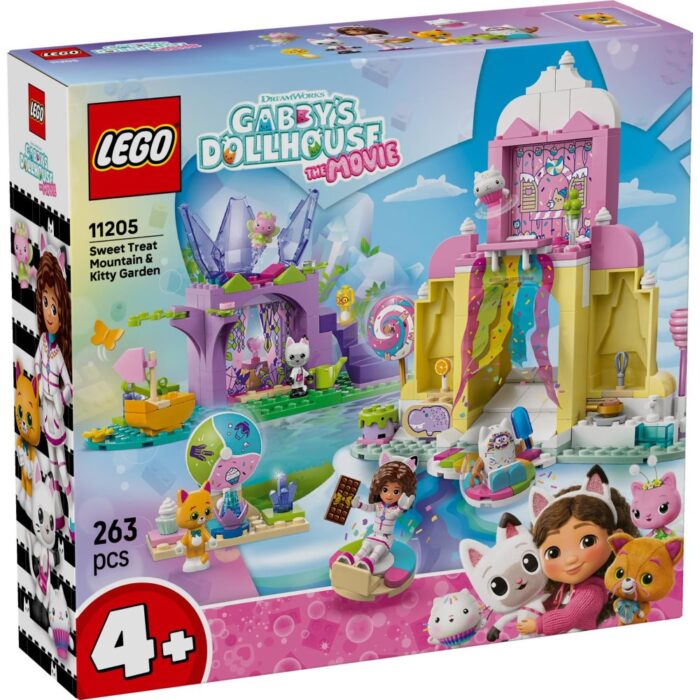 LEGO Gabby's Dollhouse 11205 Snoepjesberg en kittentuin