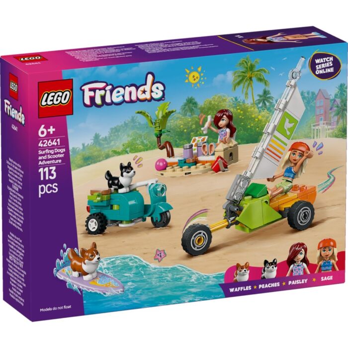 LEGO 42641 Friends Surf- en scooterplezier met de  honden