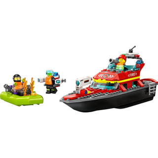 LEGO 60373 City Reddingsboot Brand - Afbeelding 2