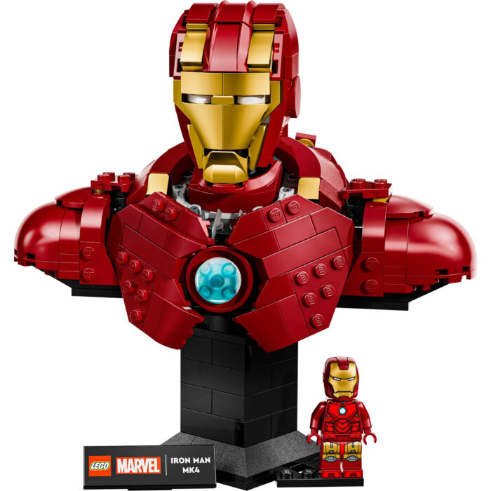 LEGO 76327 Super Heroes Marvel Iron Man MK4 buste - Afbeelding 2