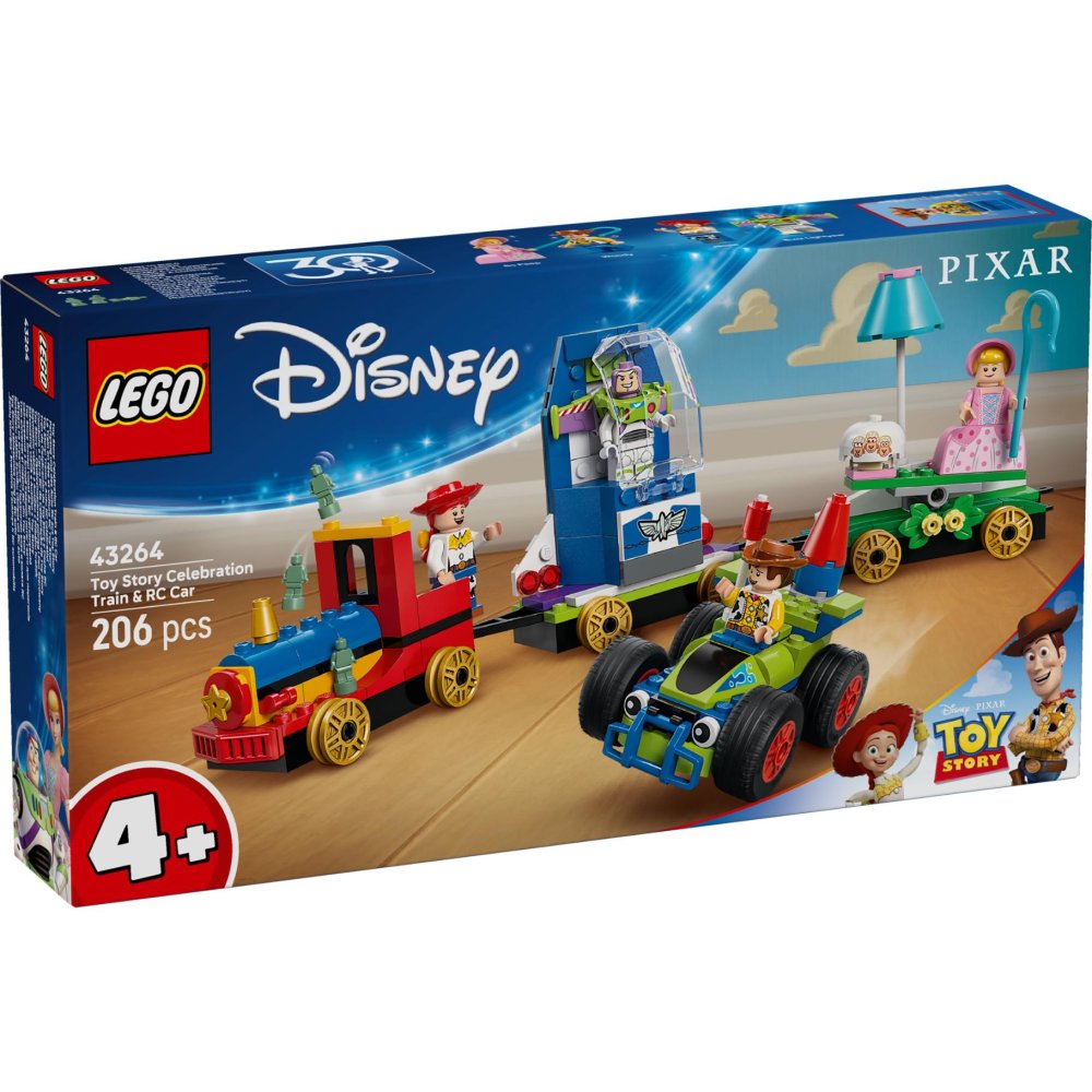 LEGO 43264 Disney Pixar Toy Story feesttrein en RC Auto
