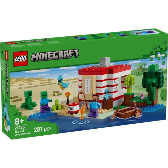LEGO 21275 Minecraft Het TNT Junglehuis
