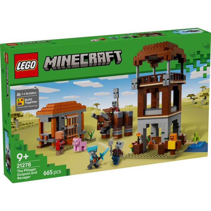 LEGO 21278 Minecraft De Plunderaar Buitenpost En Verwoester