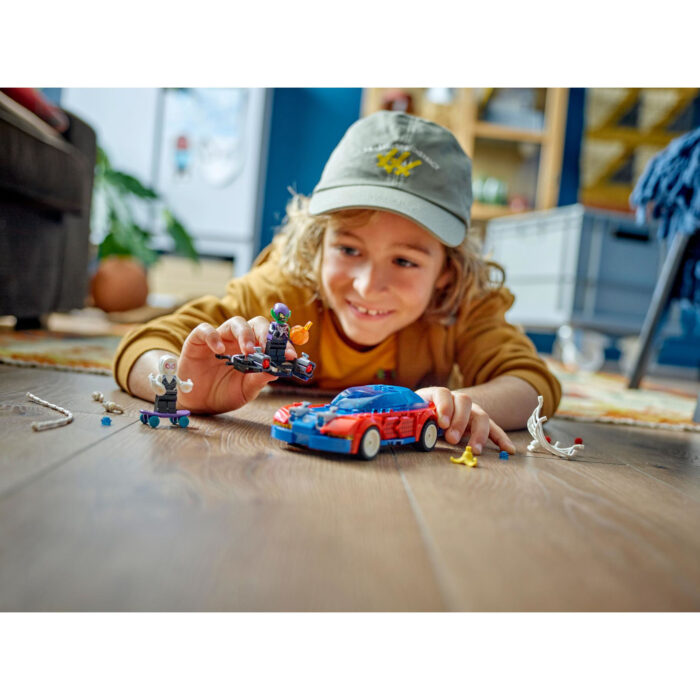 LEGO 76279 Super Heroes Marvel Spider-Man racewagen en Venom Green Goblin - Afbeelding 4