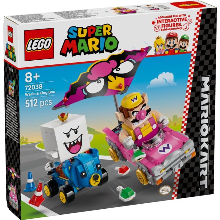 LEGO 72038 Super Mario  Mario Kart – Wario en King Boo
