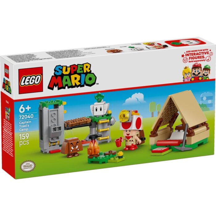 LEGO 72040 Super Mario Toad-baas' kampeerplaats
