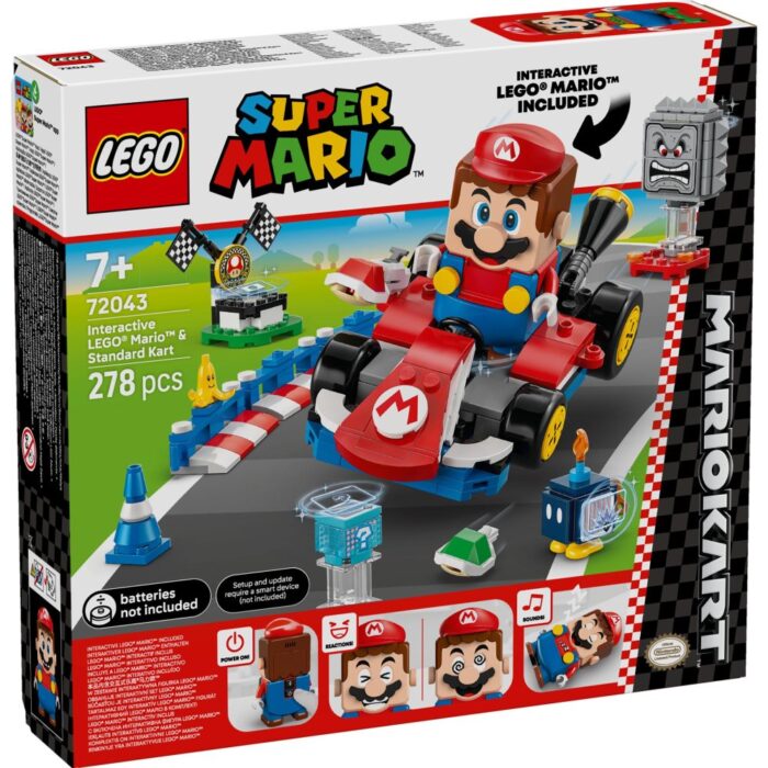 LEGO 72043 Super Mario Kart™ – Interactieve LEGO® Mario™ en standaardkart