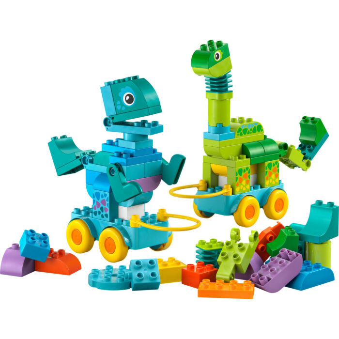 LEGO 10451 DUPLO Town 3-in-1 dinosaurussen op wielen - Afbeelding 2