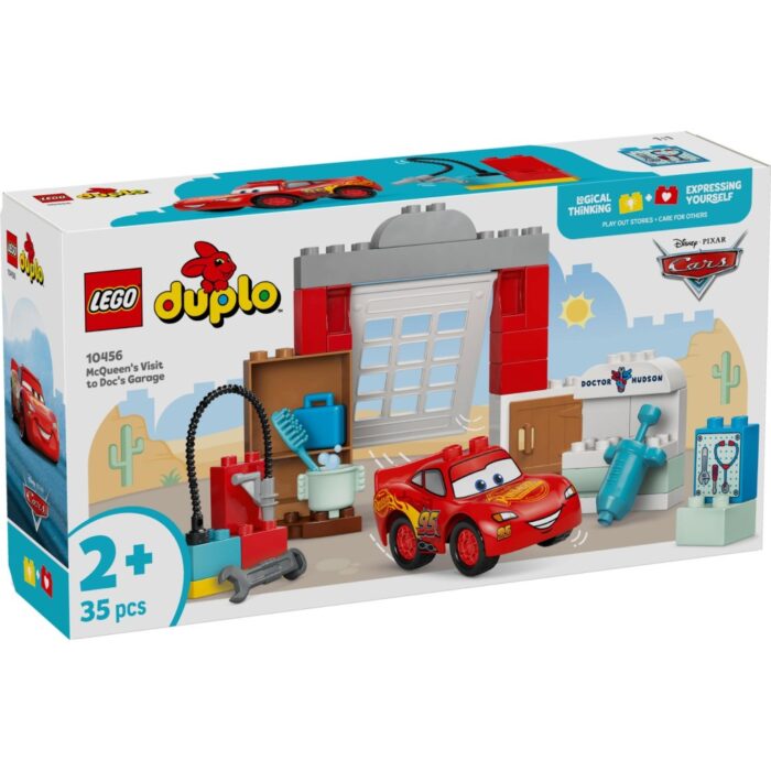 LEGO 10456 DUPLO Disney Mcqueens Bezoek Aan Docs  Garage