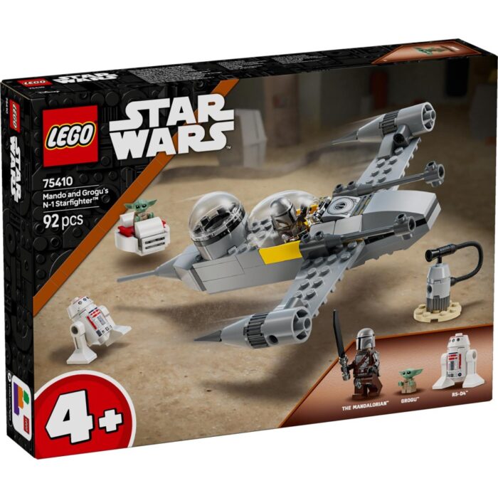LEGO 75410 Star Wars Mando en Grogu's N-1  Starfighter