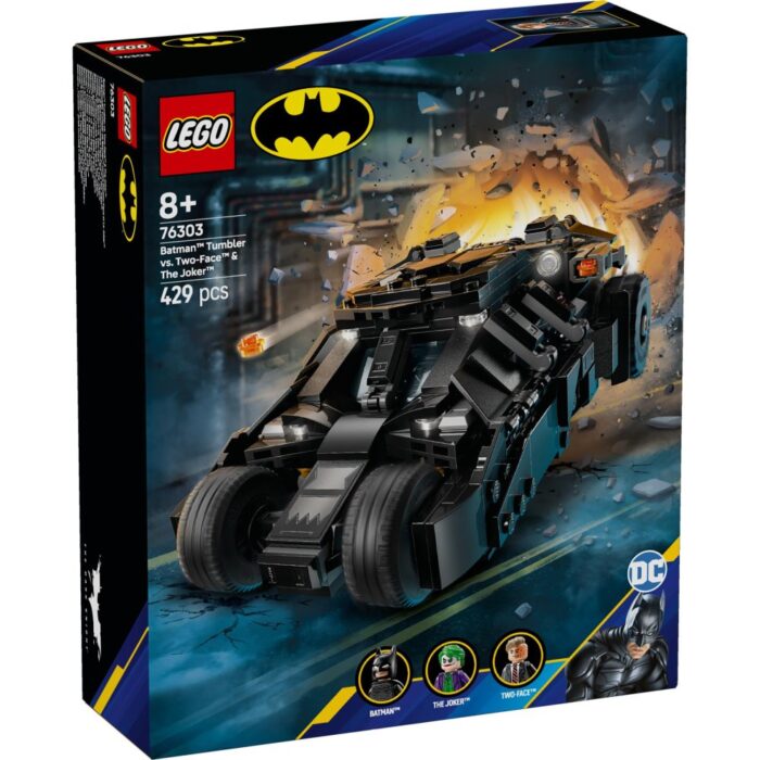 LEGO 76303 Super Heroes DC Batman Tumbler vs. Two Face & The Joker