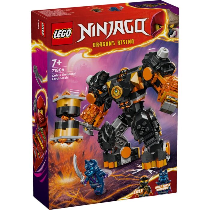 LEGO 71806 Ninjago Cole's Elementaire Aardemecha