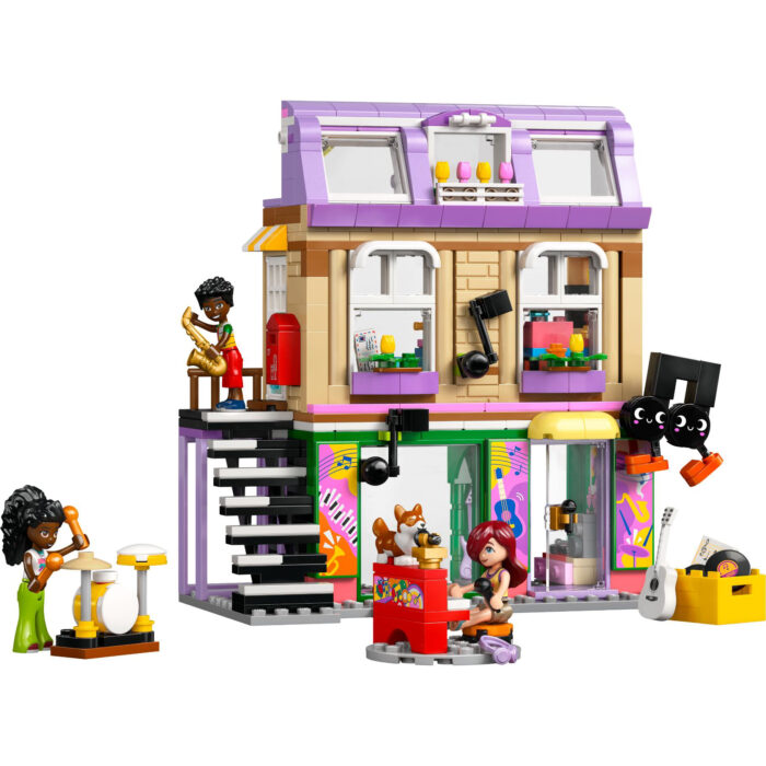 LEGO 42653 Friends Muziekwinkel En Appartement - Afbeelding 2