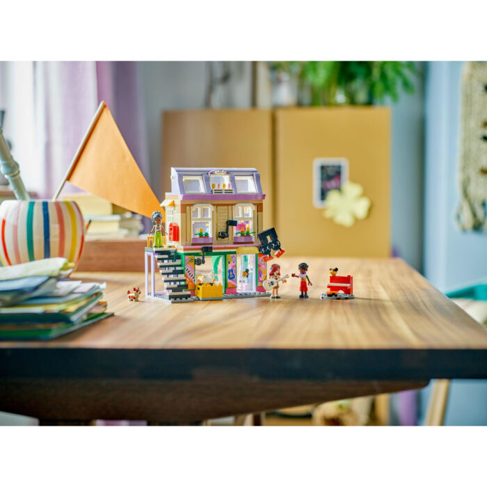 LEGO 42653 Friends Muziekwinkel En Appartement - Afbeelding 6