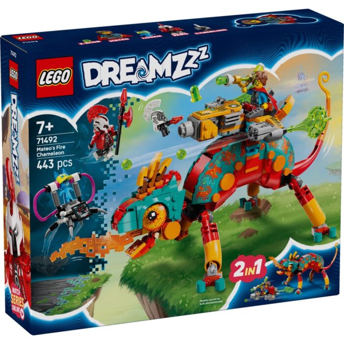 LEGO 71492 Dreamzzz Mateo's Vuurkameleon