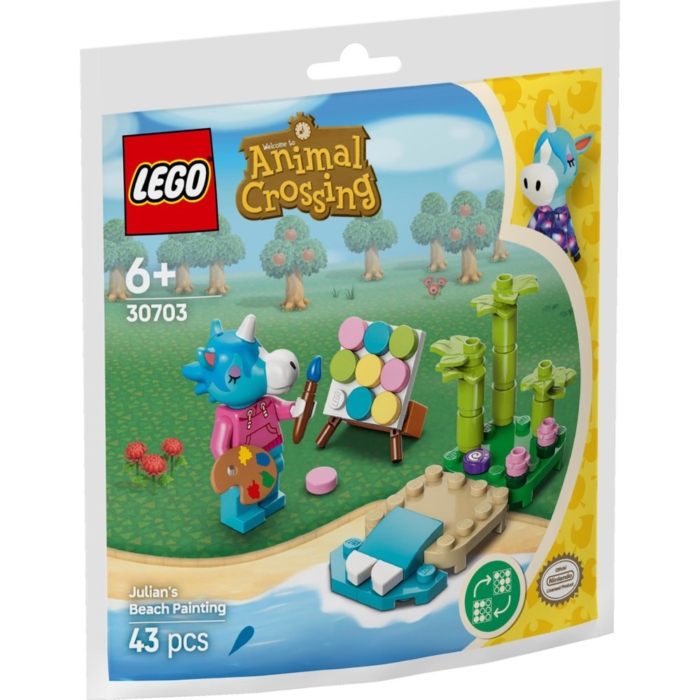 LEGO 30703 Animal Crossing Zakje Strandschilderen  met Julian