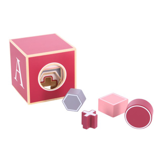 Jipy Stapeltoren Hout Roze - Afbeelding 3