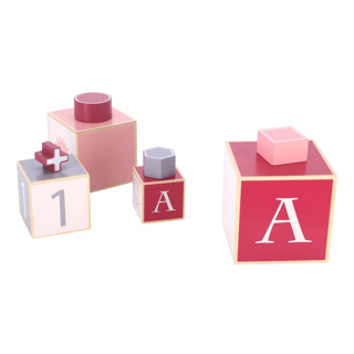 Jipy Stapeltoren Hout Roze - Afbeelding 5