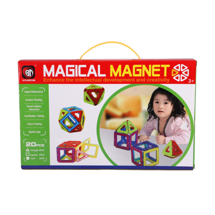Magnetische tegels diverse vormen 20 delig 6,5 Cm - Afbeelding 5