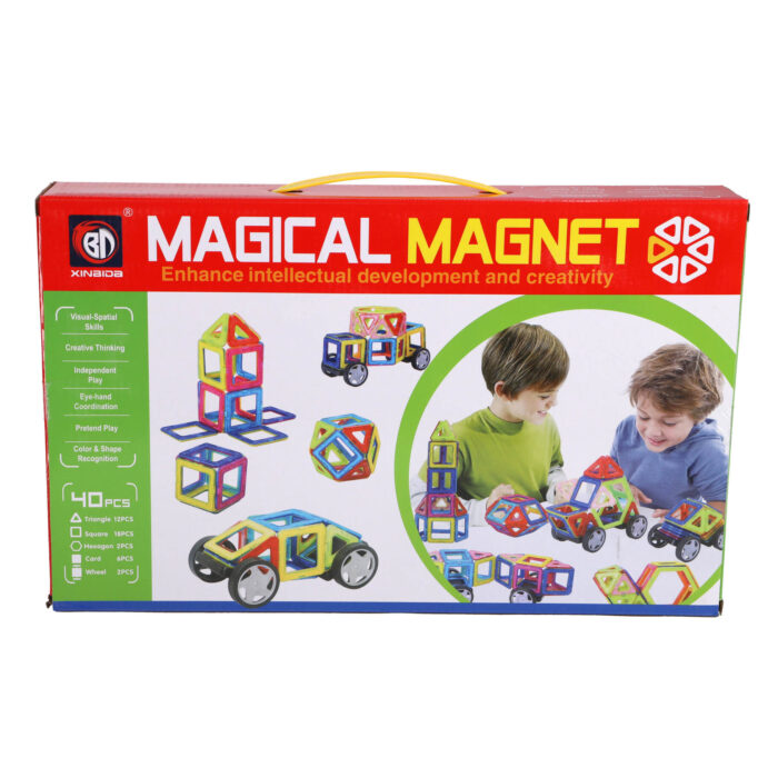 Magnetische tegels diverse vormen 40 delig 5,5 Cm - Afbeelding 6
