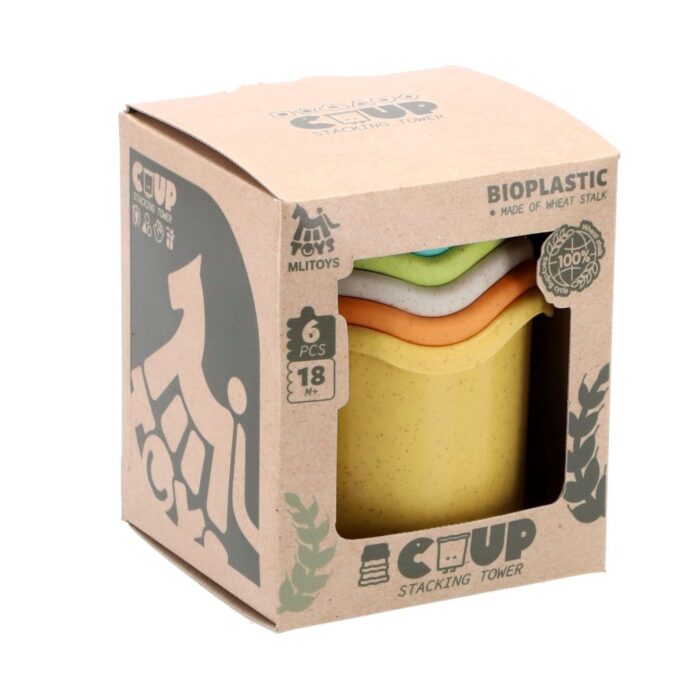 Jipy bioplastic Stapelbekers Set