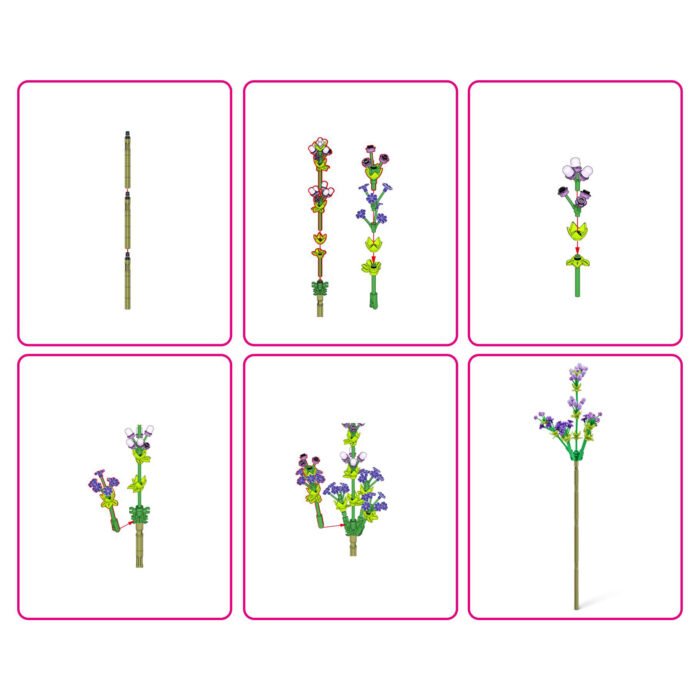 Max bricks Bloemen Rozen Assorti - Afbeelding 6