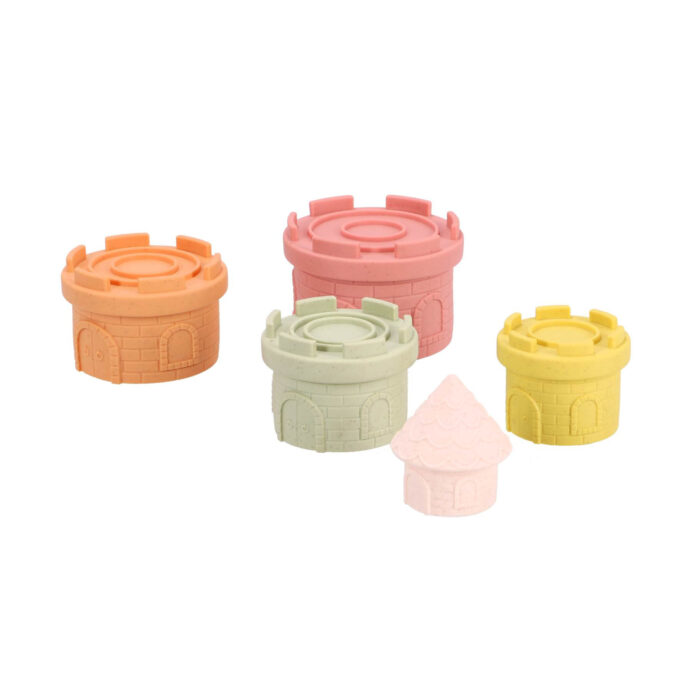 Jipy Bioplastic Stapel kasteel 5 delig - Afbeelding 5