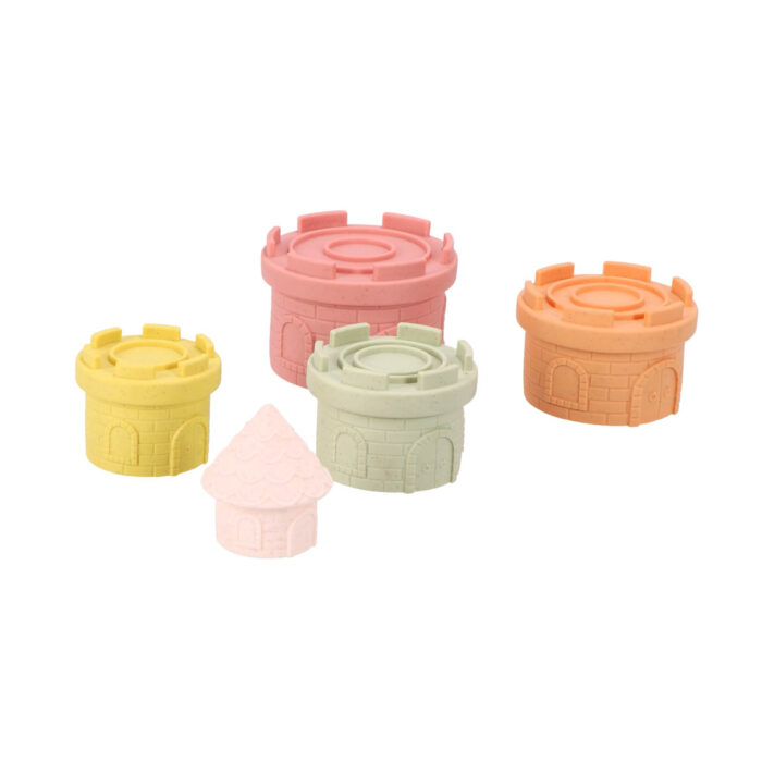 Jipy Bioplastic Stapel kasteel 5 delig - Afbeelding 6