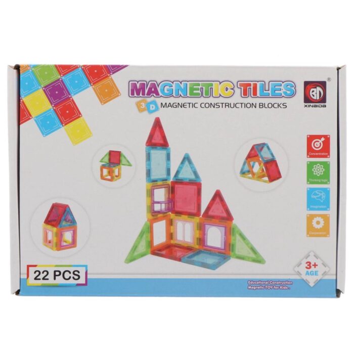 Magnetische tegels 22 delig
