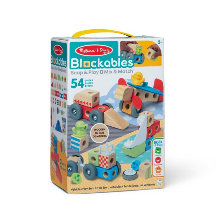 Mellissa & Doug Blockables Vehicles Play Set