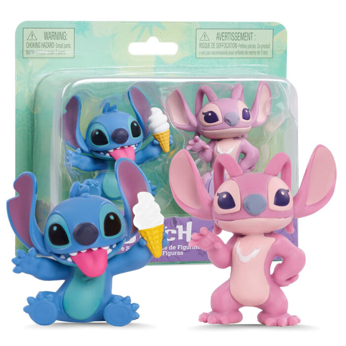 Stitch figuren 2 pak Angel en Stitch ijs - Afbeelding 3