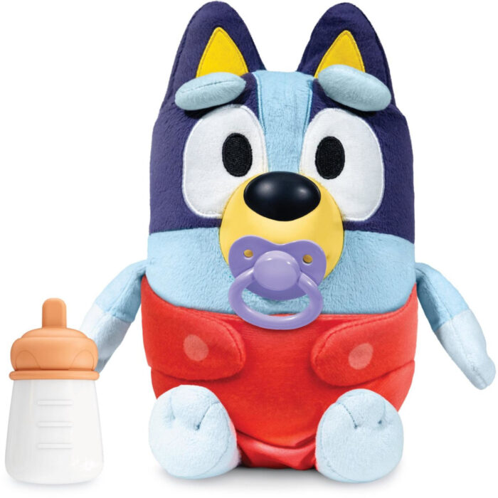 Bluey pluche interactieve knuffel en verzorg baby - Afbeelding 2