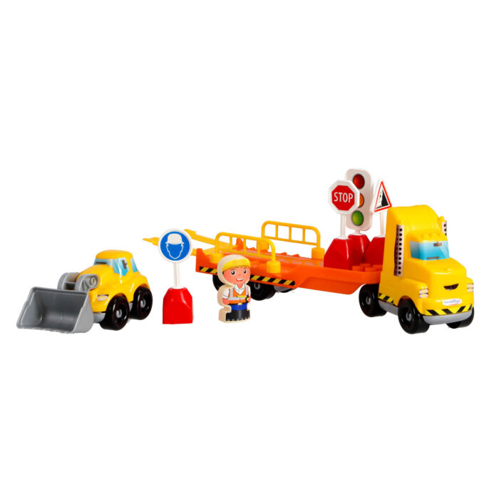 Vrachtwagen Met Oplegger Abrick - Afbeelding 3