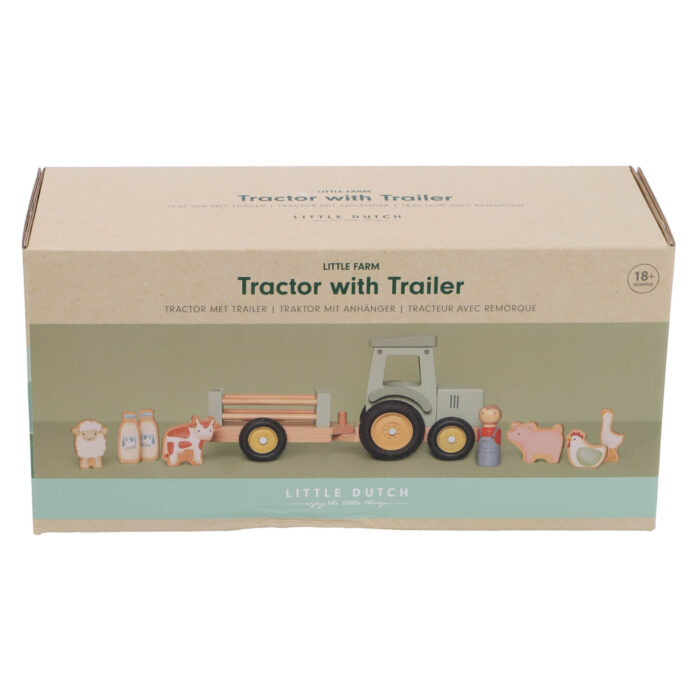 Little Farm Tractor Met Trailer - Afbeelding 5