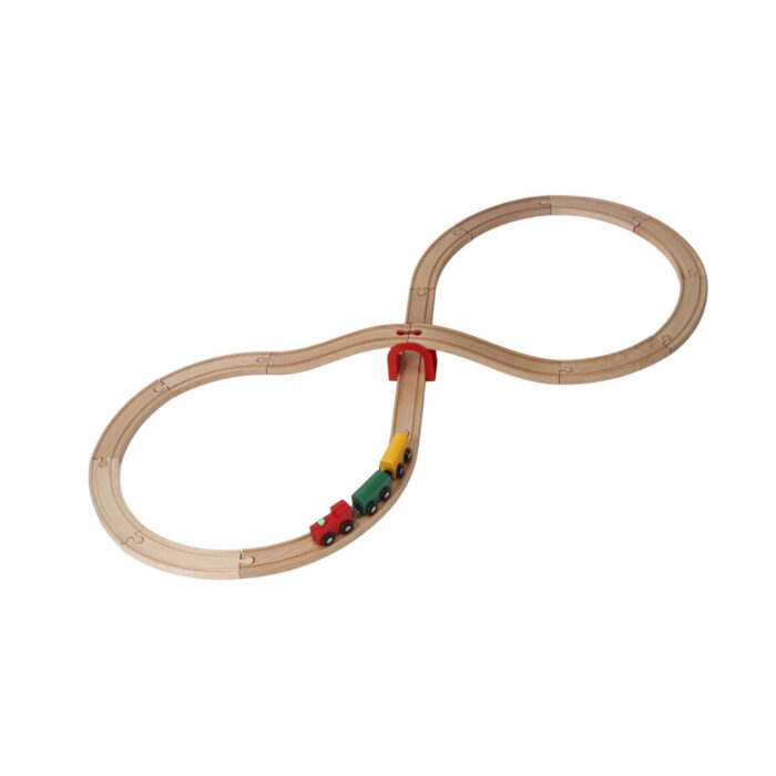 Treinbaan hout 20-delig - Afbeelding 2