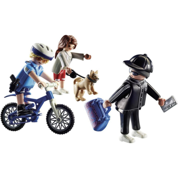 Playmobil 70573 Politiefiets: Achtervolging  Van De Zakkenroller - Afbeelding 2