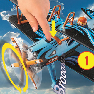 Playmobil 70831 Air Stuntshow Dubbeldekker - Afbeelding 4