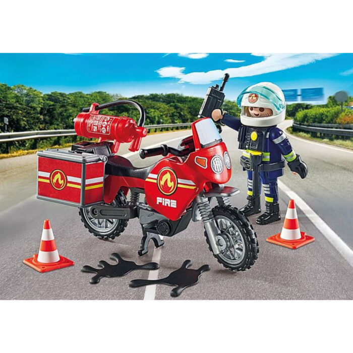 Playmobil 71466 Action Heroes Brandweer Op De Plaats Van Het Ongeval - Afbeelding 3