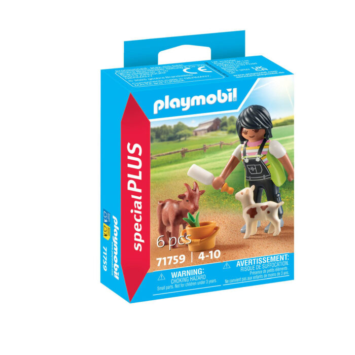 Playmobil 71759 vrouw met geiten - Afbeelding 2