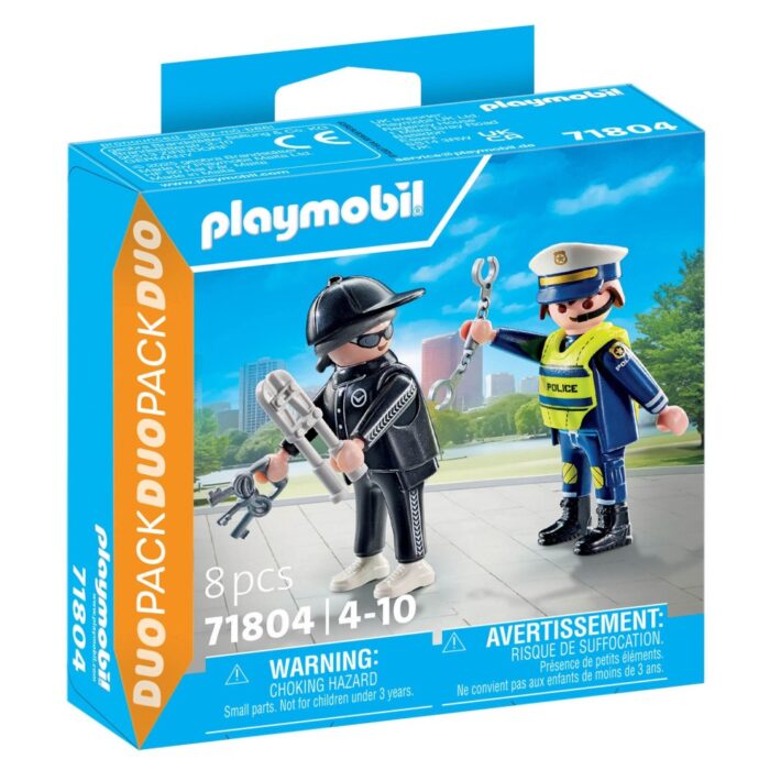 Playmobil 71804 politieman en inbreker