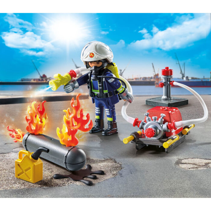 Playmobil 71826 brandweerman met waterpomp - Afbeelding 4