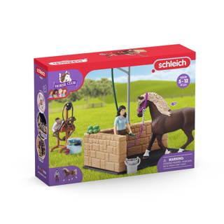 Schleich 42438 Wasplaats Met Paard & Emily - Afbeelding 2