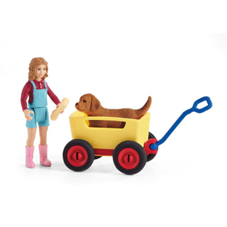 Schleich 42543 Puppy Bolderwagen - Afbeelding 3