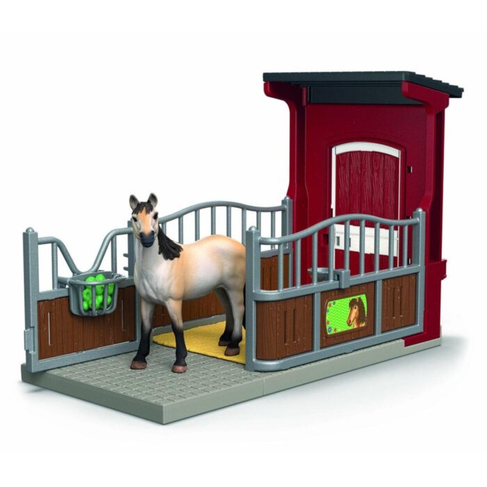 Schleich 42724 Ponybox With Mustang Mare